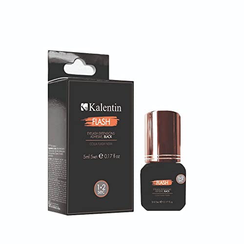 Colla Extension Ciglia Nera 1/2 Secondi 5 Ml Flash Kalentin