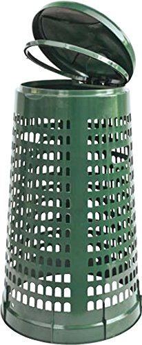 Pattumiera-Tresp Lt 110 D Cm 51-38 H85 Verde Pz 5