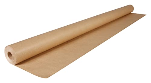 Clairefontaine 495771C - Rotolo Di Carta Kraft Marrone - Misure: 25X1M - 60G - Confezionamento Regali, Fai Da Te, Hobby Creativi, Artigianato