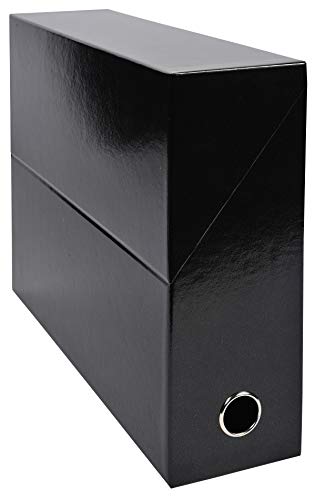 Exacompta 89921E Scatola Per Progetti Dorso 90Mm Iderama Nero