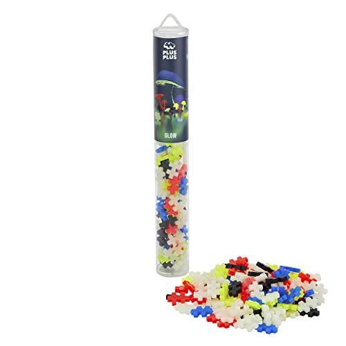 Plus Plus - Tubo Fosforescente Da 100 Pezzi - Set Di Costruzione - Pp4282