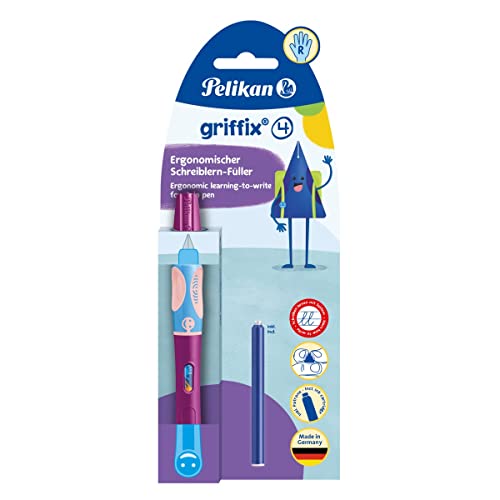 Pelikan 820325 Griffix® Penna Stilografica Sweet Berry Per Destrorsi