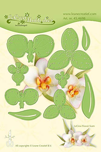 Set Da 9 Fustelle Orchidea 3D Die Compatibili Con Big Shot Orchid Fiore Fiori Fustella