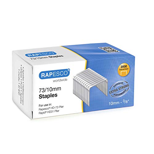 Rapesco 1260 Punti Galvanizzati 73/10 Mm, Confezione Da 2000