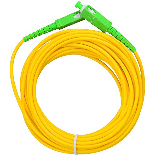Lazy Sports Cavo In Fibra Ottica, Da Sc/Apc A Sc/Apc, Monomodale Simplex 9/125, Operatori: Movistar, Jazztel, Vodafone, Orange, Amena, Masmovil, Yoigo