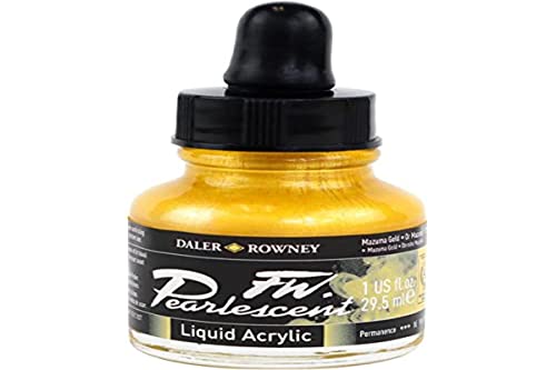 Daler - Flacone Liquido Perla Acrilica Rowney Fw 29,5 Ml - Mazuma Gold