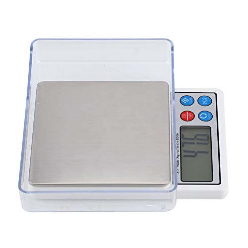 Bilancia Elettronica Digitale, Mini Bilancia Portatile Da 2Kg/0,1G, Bilancia Elettronica Alimentata A Batteria Per Misurare Gioielli, Con Alta Precisi