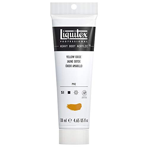 Liquitex 1047416 Heavy Body - Colore Acrilico Professionale Denso, Ad Alta Viscosità, Giallo (Giallo Ossido), 138 Ml