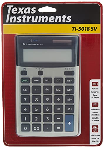 Texas Instruments Ti-5018 Sv, Black,Silver