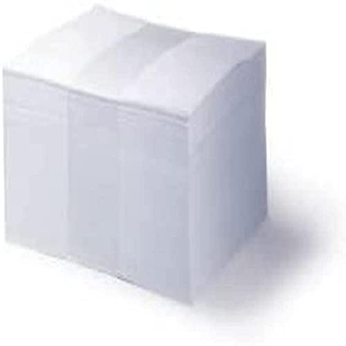 Durable 771602 - Foglietti Di Ricambio, 90X90 Mm, Per Note Box Cod. #7714 E #7724, Bianco, Confezione Da 500 Fogli