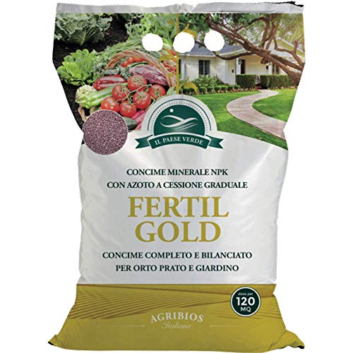 Fertil Gold Da 5 Kg, Concime Minerale Npk Con Azoto A Cessione Graduale
