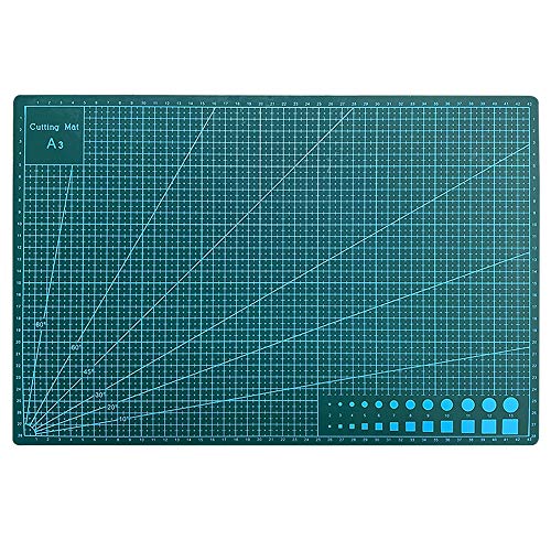 Self Healing Cutting Mat Tappetino Da Taglio Autorigenerante A3 (45 X 30 Cm) - Cucito Accessori Piano Da Taglio Stuoia Di Taglio, Green Craft Sewing P