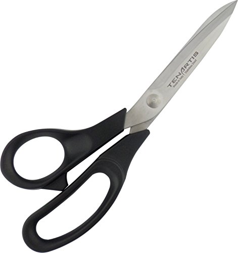 Forbici Da Sarta Per Mancini 21 Cm In Acciaio Inox Con Impugnatura Ergonomica E Custodia In Pvc - Tenartis 555 Made In Italy