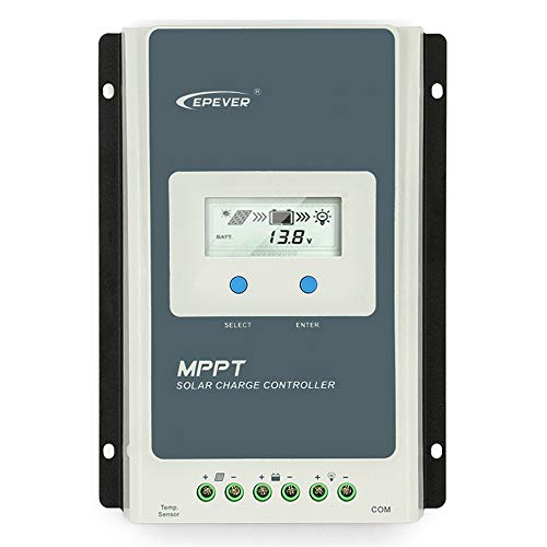 Epever Tracer 3210An Mppt Regolatore Di Carica Solare 12V/24V Dc, Identificazione Automatica Con Display Lcd Retroilluminato, Regolatore Di Carica Sol