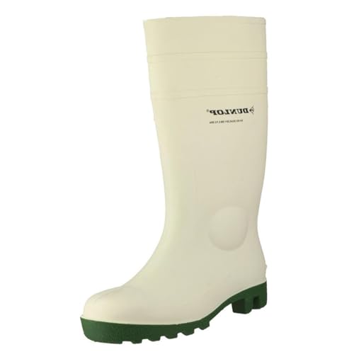 Dunlop Protective Footwear Protomastor Safety Unisex Adulto Stivali Di Gomma, Bianco 42 Eu