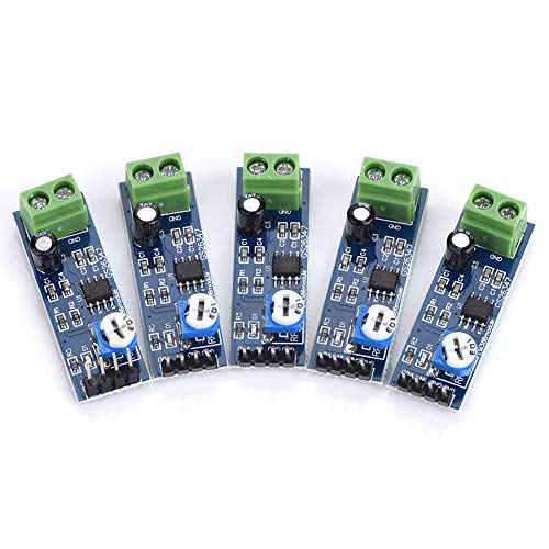 Moduli Amplificatori Audio, 5 Pezzi 200 Volte Guadagna Scheda Audio Chip Lm386 5V-12V