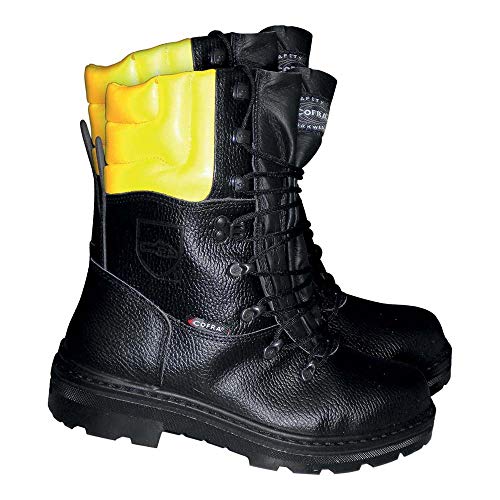 Cofra, 25580-000, Stivali Resistenti Cut Woodsman Bis Abbattitori Stivali Con Sega 40, Nero