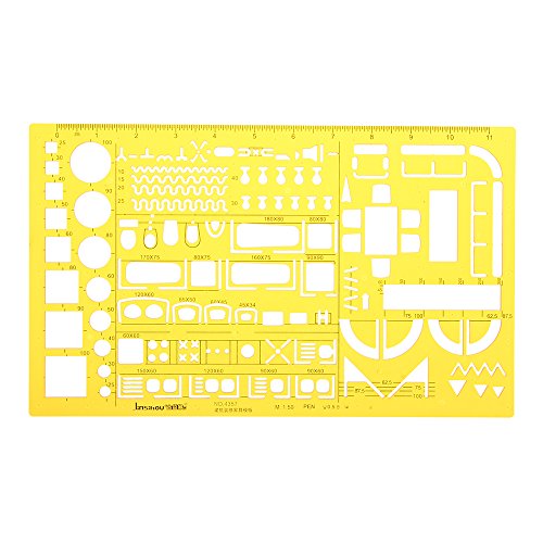 Masunn 1:50 Decorazioni Interne Arredamento Architettonico Disegno Modello Kt In Plastica Morbida Righello Stencil