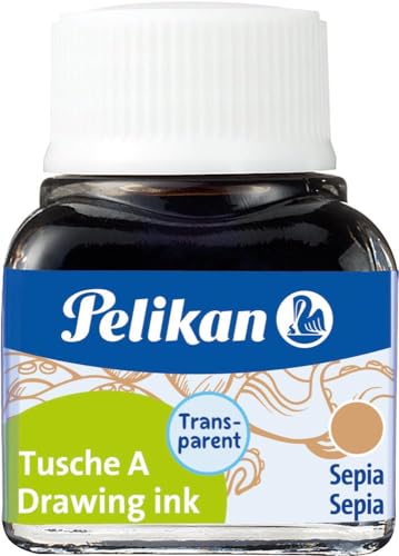 Pelikan - 0Auc15 - Cf10Inchiostro China 523-15 Seppia