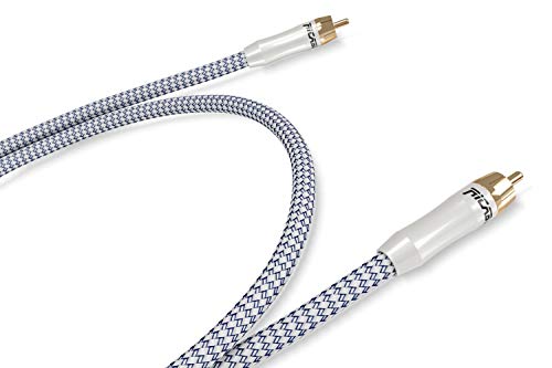 Ricable Pc05 Primus Coaxial 0,5 Mt - Cavo Audio Digitale Coassiale 75 Ohm Hi-Fi Schermato