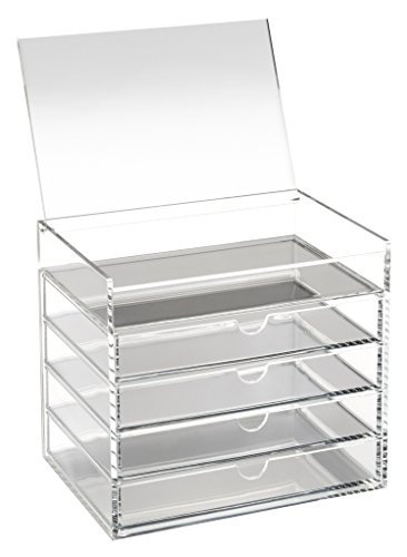 Osco A3280 Acrylic 5 Drawer Chest With Flip-Up Lid, 1