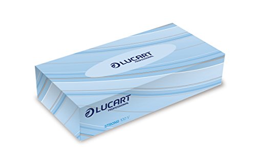 Lucart Professionale 841030 Forte 100 V Facial Tissue, 2-Strati, 100 Foglio Pro Scatola