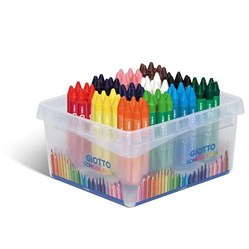 Giotto Cera Maxi Schoolpack 96 Pz Colori Assortiti