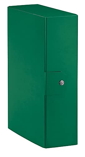 Esselte C30 Eurobox Cartella Per Progetti, 25 X 35 Cm, Dorso 10 Cm, Verde, Confezione Da 1, 390330180