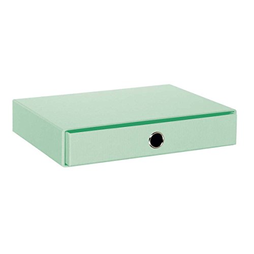 Rössler 1524452650 - S.O.H.O. Cassetto Per Din A4, Con Foro Per Le Dita, Menta, 343 X 250 X 65 Mm, 1 Pz.
