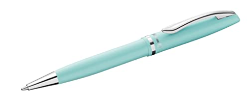 Pelikan, Penna Sfera Jazz Pastel Menta, Inchiostro Blu, Con Meccanismo A Rotazione, Indicata Per Documenti Ufficiali, Con Clip Elastica Inclusa