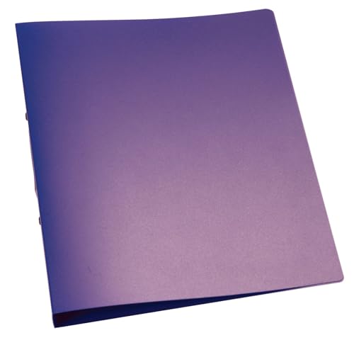 Q-Connect - Raccoglitore Ad Anelli, Formato A4, 4 Anelli 1 Violett/Klar
