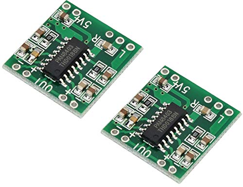 2Pcs Pam8403 Audio Module Class-D Digital Amplifier Board 2.5 To 5V Usb Power