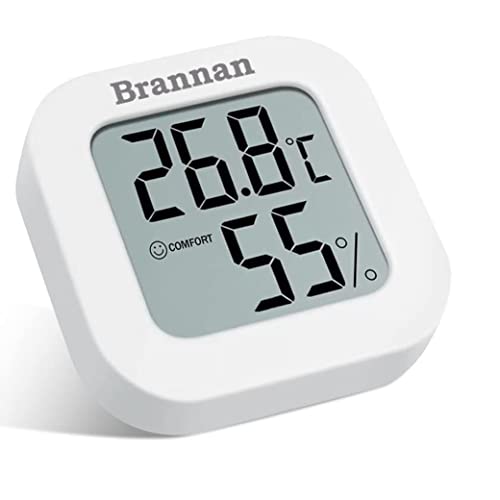 Termometro Lcd Per Ambienti Interni Igrometro - Termometro Accurato Temperatura Ambiente E Misuratore Di Umidità Con Display Digitale Per Monitorare C