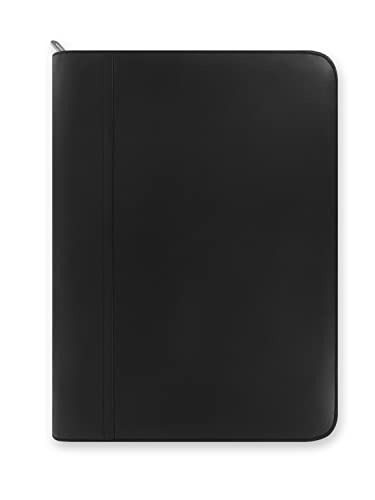 Filofax Metropol Raccoglitore Con Custodia A Zip E Calcolatrice, Colore: Nero