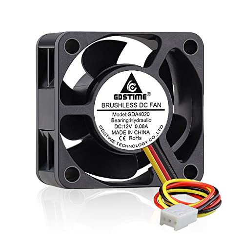 Dc 12V 40Mm X 20Mm Ventola Di Raffreddamento 3-Pin Brushless Fan Cooler Mini Dissipatore Di Calore