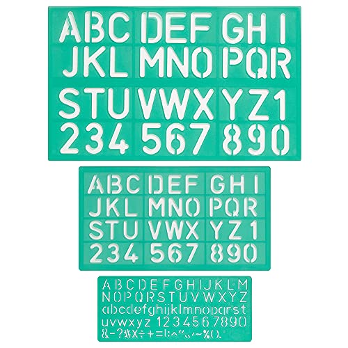Stencil Lettering Set 10/20/30 8500S