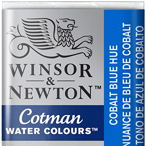 Winsor & Newton 0301179 Cotman Colori Acquerello, Viridian, Bianco (Cobaltblau), 1.9X1.6X1.1 Cm, 1 Unità