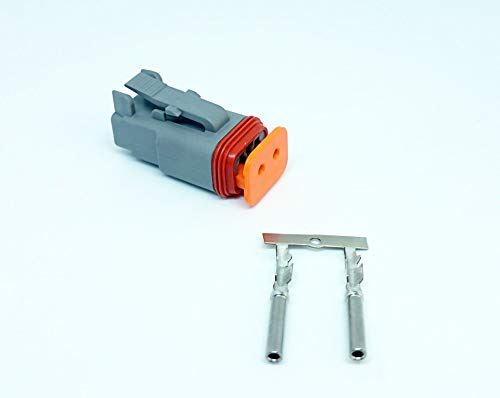Deutsch Connessione Dt Automotive Dt06-2S 2Channels Femmina Grigio