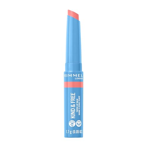 Rimmel, Kind & Free, Balsamo Per Labbra Con Colore, 004 Hibiscus Blaze, 4 G