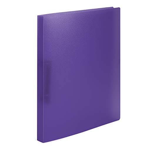 Herma Raccoglitore Ad Anelli A4 Traslucido Viola, Dorso Di 25 Mm, Cartelle Ad Anelli In Plastica Per Bambini