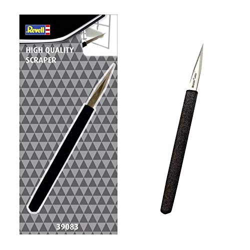 Revell- Präzisionsschaber, Spezialwerkzeug Für Den Plastikmodellbau Zum Entfernen Von Grat Am Modell Accessori Per Modellismo E Bricolage, Colore Nero