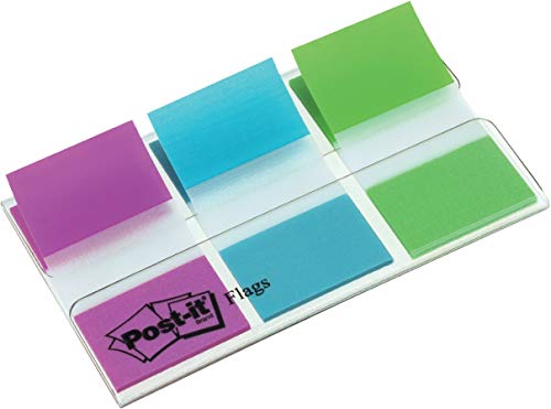 Post-It 90828 Segnapagina, Confezione Da 3 Pezzi, Multicolore