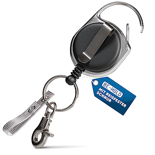 Yoyo Portachiavi, Jojo Per Badge, Documenti D’Identità O Per Chiavi, Con Molla Extra Resistente E Cordoncino Resistente Allo Strappo, Marca Be-Hold
