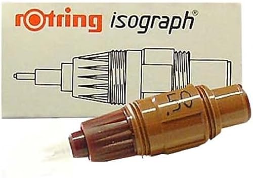 Rotring S0218460, Isograph Pennino Di Ricambio Per Penna Tecnica 0,50 Mm