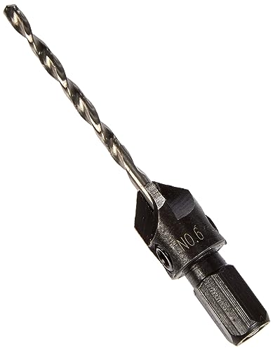 Dewalt Dt7604-Xj - Broca Piloto Y Avellanador De 4 Cortes De 3Mm - Sistema"Flip & Drive" Nº 6, Nero