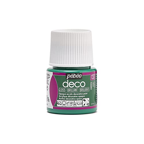 Pebeo Deco Bright Paint, Verde, 45 Ml