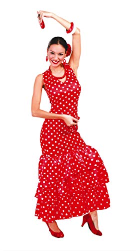 Guirca Costume Vestito Ballerina Flamenco Spagnola Carnevale Donna 84728 L