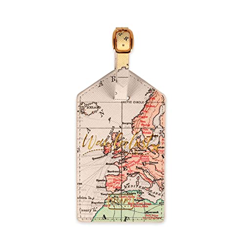 Legami - Etichetta Bagaglio, Identificatore Valigia, Spazio Per Dati Personali, Cinturino Regolabile, Per Viaggi, 6,8X17 Cm, Tema Travel