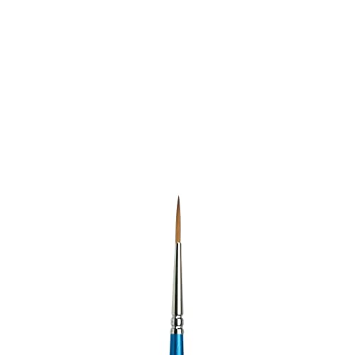 Winsor & Newton Cotman 5302002, Pennello, Legno, Nr. 2 - 1,8 Mm, Rund - Designers - Pinsel, Kurzer Stiel, Blu