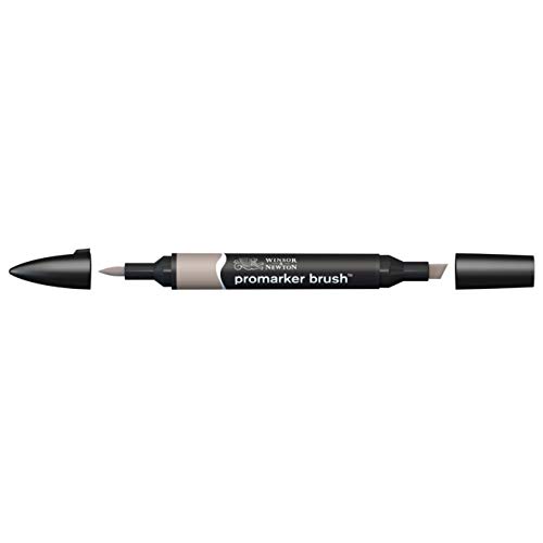 Winsor & Newton 0204132 - Penarello A Doppia Punta, Grigio (Warm Grey 3), Singolo, 1 Pezzo
